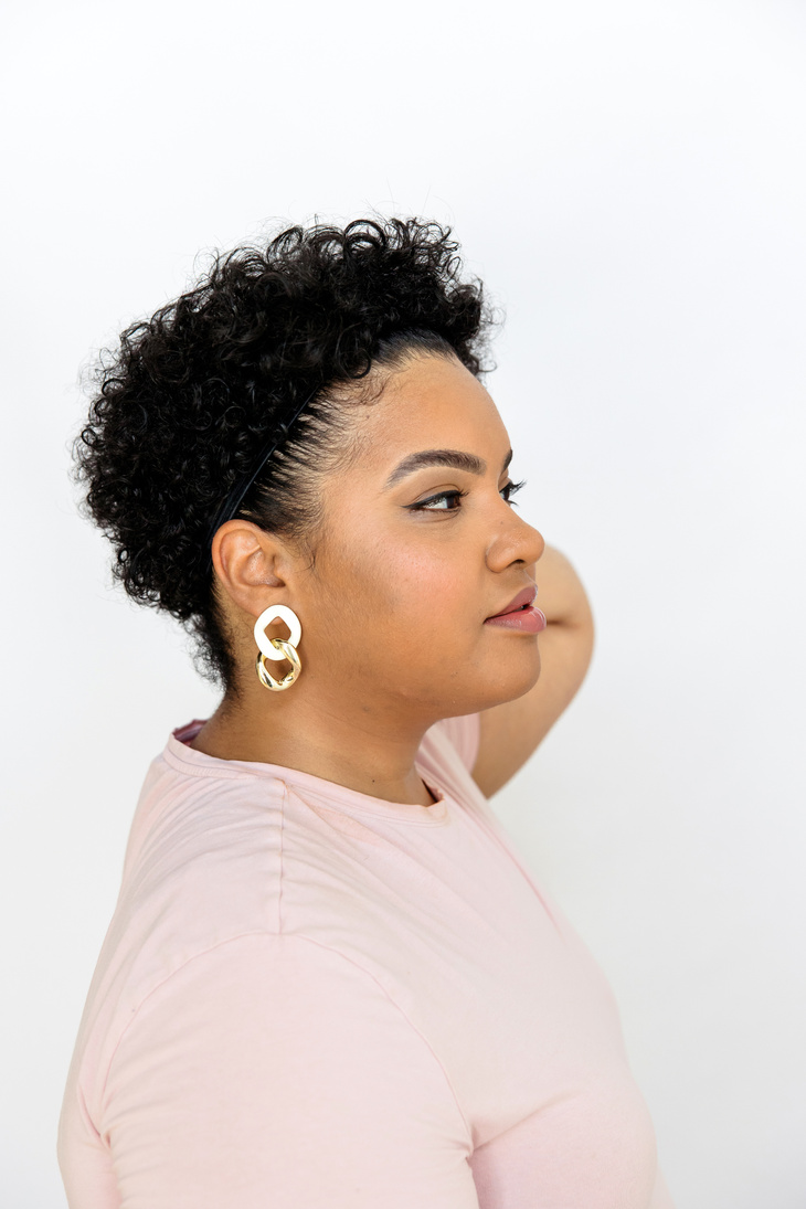 Woman with Gold Earring 